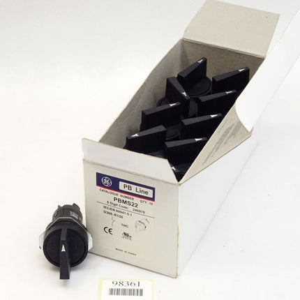 GE General Electric Drehschalter PBMS22 246978 / Inhalt : 10 Stück / Neu OVP - Maranos.de