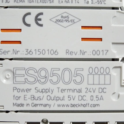 Beckhoff ES9505 Netzteilklemme - Maranos.de