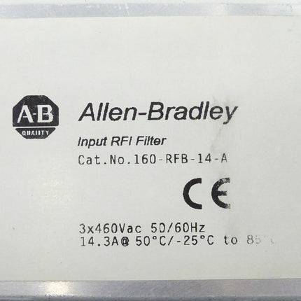 Allen Bradley 160-RFB-14-A Input PFI Filter - Maranos.de