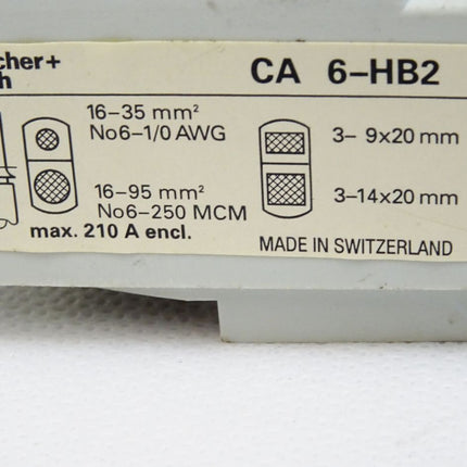 Sprecher+Schuh CA6-HB2 Anschlussblock - Maranos.de