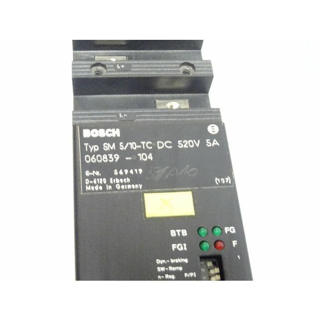 BOSCH SM 5/10-TC DC 520V 5A 060839-104 S69419  Servomodul - Maranos.de