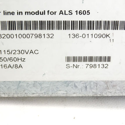Vero Electronics Power line in modul for ALS1605 136-011090K - Maranos.de