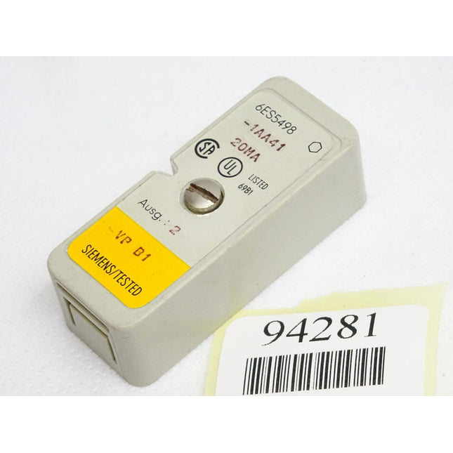 Siemens Messbereichsmodul 6ES5498-1AA41 20mA - Maranos.de