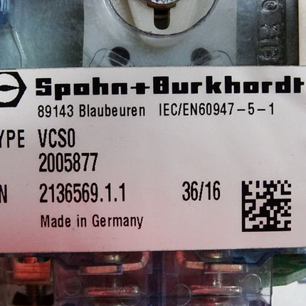 Spohn+Burkhardt VCS0 2005877 VCS02005877 Joystick - Maranos.de