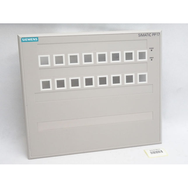 Siemens Front Simatic PP17 Panel 16 Tasten - Maranos.de