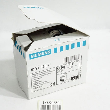 Siemens Leitungsschutzschalter 5SY4350-7 / Neu OVP - Maranos.de