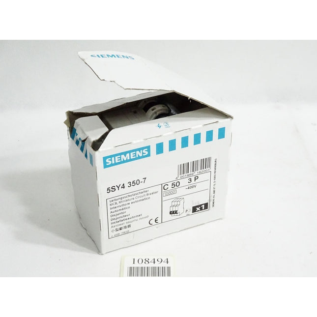 Siemens Leitungsschutzschalter 5SY4350-7 / Neu OVP - Maranos.de