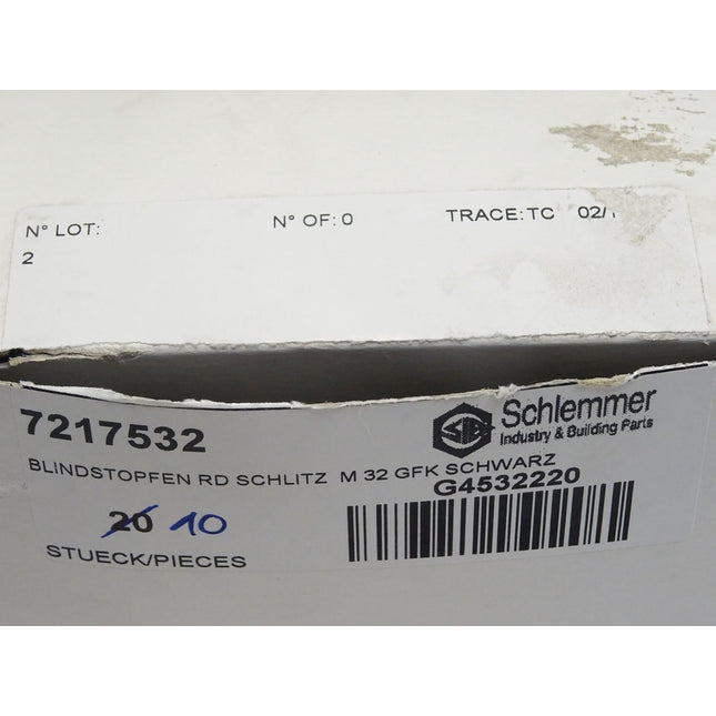 Schlemmer Reduktionen 6-Kant M32/M16 Messing mit Oring / 6102468 / Inhalt : 15 Stück / Neu OVP - Maranos.de
