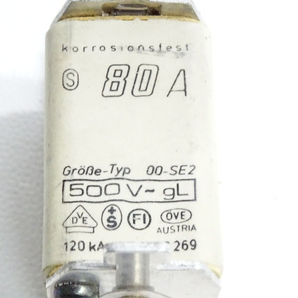 Sicherung 80A 00-SE2 500VAC gL 120kA - Maranos.de