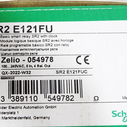 Schneider Electric Smart Relay SR2E121FU SR2 E121FU Zelio 054978 / Neu OVP - Maranos.de