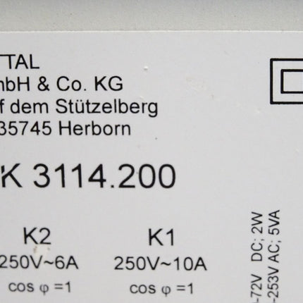 Rittal SK3114.200 SK 3114.200 Digitale Schaltschrankinnen-Temperaturanzeige und -regler Thermostat - Maranos.de