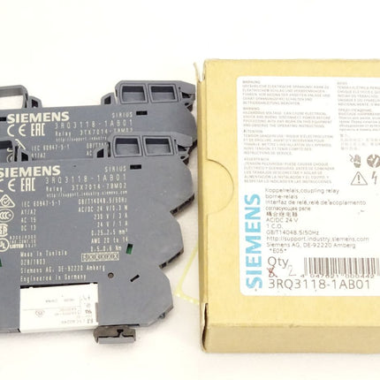 Siemens Ausgangskoppler 3RQ3118-1AB01 / Inhalt : 2 Stück / Neu OVP - Maranos.de
