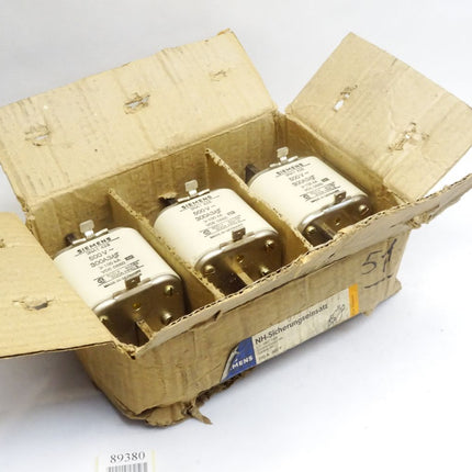 Siemens NH-Sicherungseinsatz 300A 500V / Inhalt : 3 Stück / 3NA1428 / Neu OVP - Maranos.de