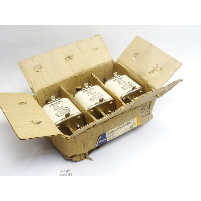 Siemens NH-Sicherungseinsatz 300A 500V / Inhalt : 3 Stück / 3NA1428 / Neu OVP - Maranos.de