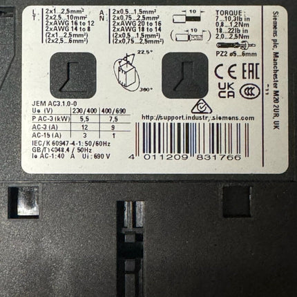 Siemens 3RT2024-1AP00 Leistungsschütz / Neu - Maranos.de