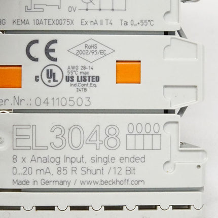 Beckhoff EL3048 analoge Eingangsklemme - Maranos.de
