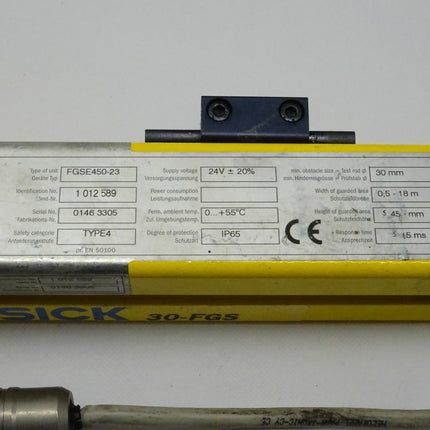 Sick FGSE450-23 elektronische Lichtschranke EMPFÄNGER 1012589 / 24V / 30-FGS - Maranos.de
