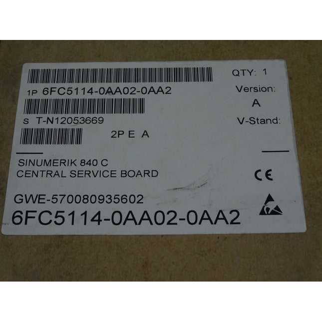 Siemens Sinumerik 6FC5114-0AA02-0AA2 / 6FC5 114-0AA02-0AA2 840 C NEU/OVP versiegelt - Maranos.de