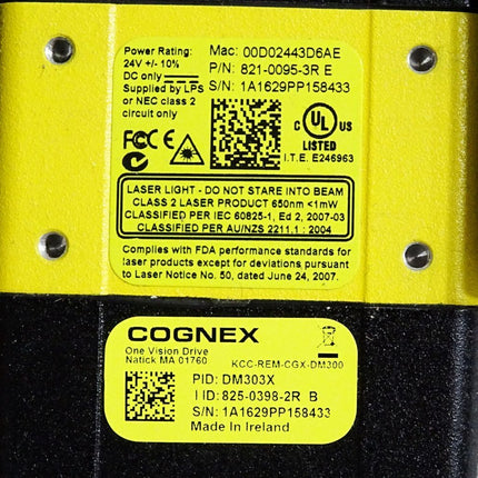 Cognex Barcode-Lesegerät DM303X 825-0398-2R 821-0095-3R - Maranos.de