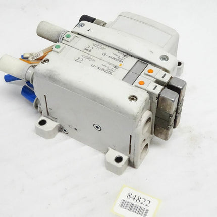SMC Connector Box VVQ1000W-130A-1 + Valve VQC2A01N-51 + Valve VQC2301N-51 - Maranos.de
