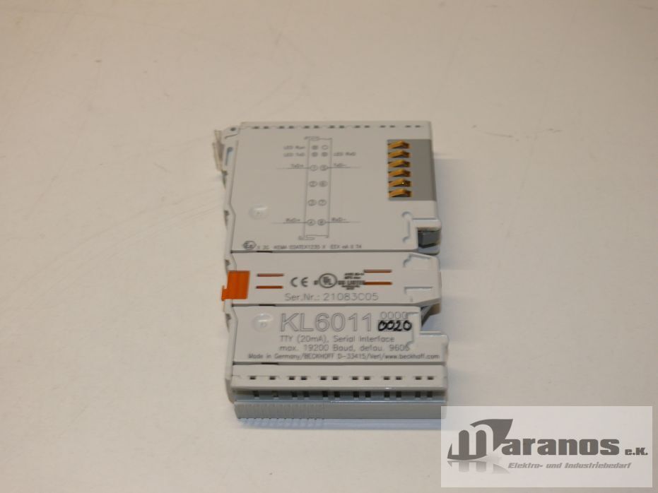 For Loop Beckhoff Beckhoff KL6011 / KL 6011 Serielle Schnittstelle, TTY, 20-mA-Current-L