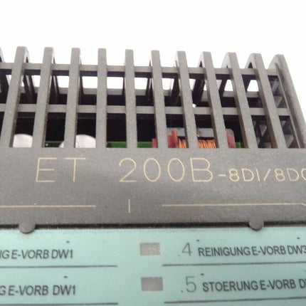 Siemens SIMATIC ET200B-8DI/8D0 6ES7193-0CA30-0XA0 E: 3 + 6ES7133-0BH01-0XB0 E:1 - Maranos.de