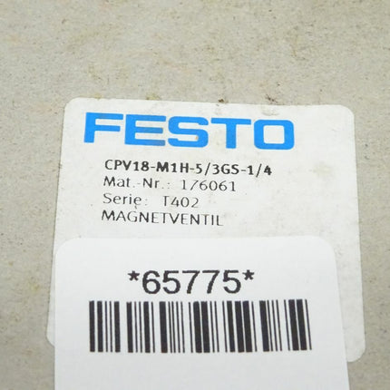 Festo 176061CPV18-M1H-5/3GS-1/4 NEU/OVP - Maranos.de