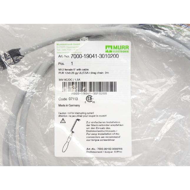 Murr Elektronik 7000-19041-3010200 / Neu OVP - Maranos.de