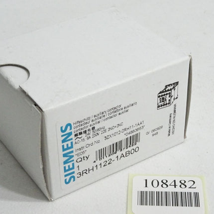 Siemens Hilfsschütz 3RH1122-1AB00 / Neu OVP - Maranos.de