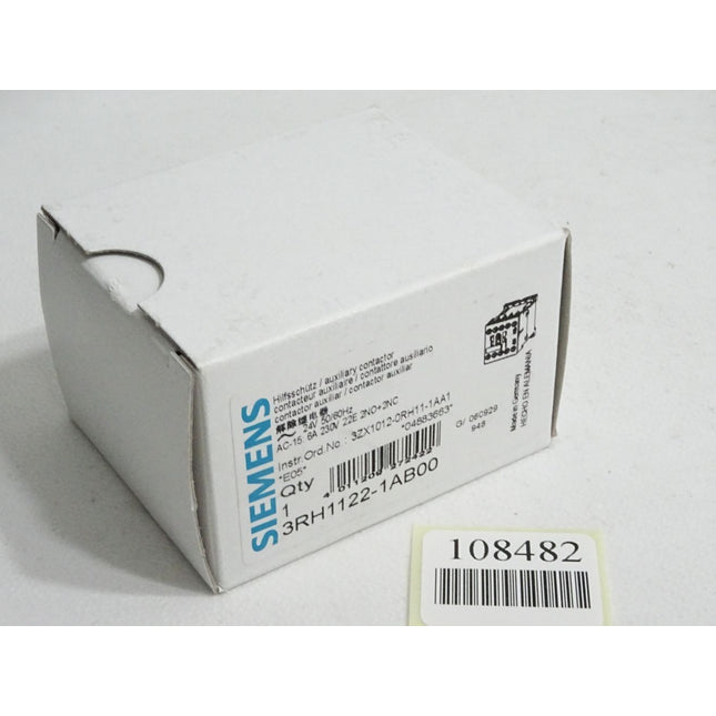 Siemens Hilfsschütz 3RH1122-1AB00 / Neu OVP - Maranos.de