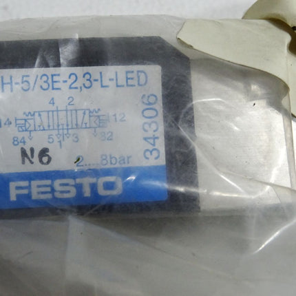 Festo 34306 Magnetventil MYH-5/3E-2,3-L-LED / Neu OVP - Maranos.de
