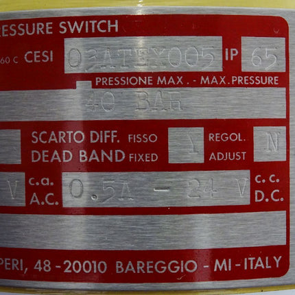 Wika Ettore Cella Druckschalter BAXDG / 12010020 / 0/40Bar - Maranos.de