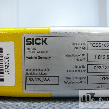 SICK Lichtschranke FGSS1050-11 Sender 1012510 - Maranos.de