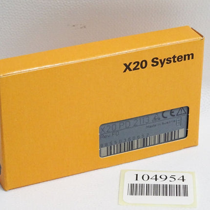 B&R Potenzialverteilermodul X20PD2113 X20 PD 2113 Rev.F0 / Neu OVP - Maranos.de
