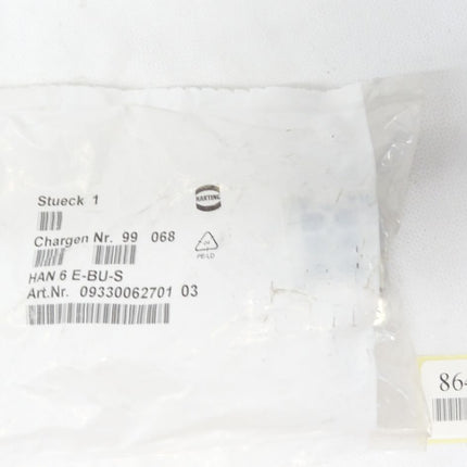 Harting HAN 6 E-BU-S / 09330062701 / Neu OVP - Maranos.de