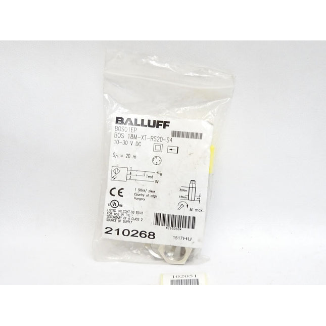 Balluff BOS01EP BOS18M-XT-RS20-S4 Einweglichtschranke / Neu OVP - Maranos.de