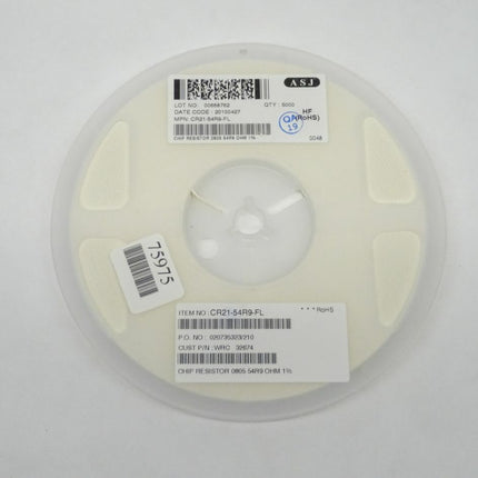 5000 Stück / Widerstand SMD 0805 / 54R9 Ohm 1% - Maranos.de