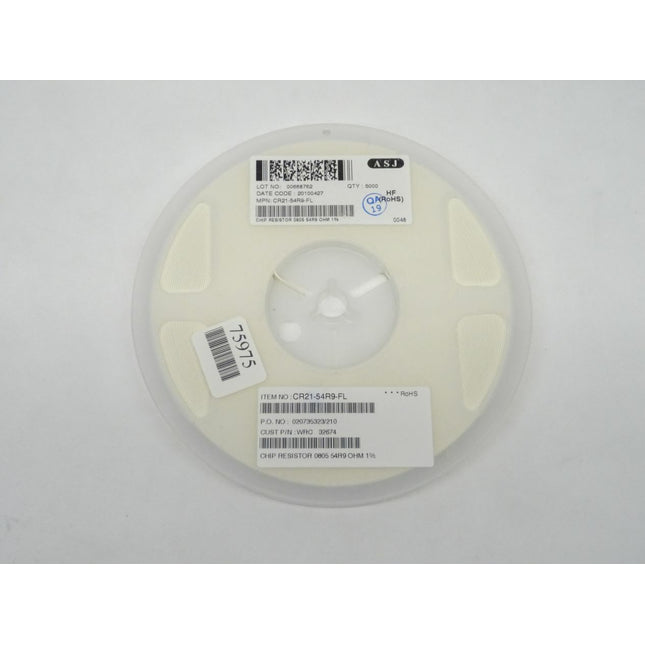 5000 Stück / Widerstand SMD 0805 / 54R9 Ohm 1% - Maranos.de