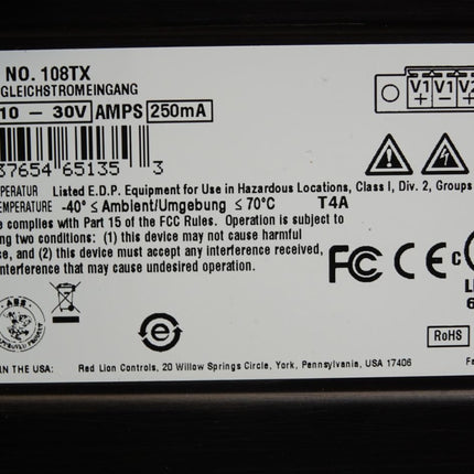 N-Tron 108TX 10-30V 250mA Unmanaged 8-Port Ethernet Switch / Neu - Maranos.de