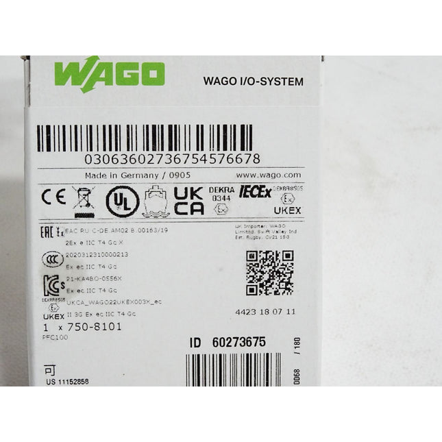 Wago 750-8101 Controller PFC100 2x ETHERNET / Neu OVP versiegelt - Maranos.de