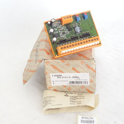 Weidmüller 12bit DAC 116606 RS D12-I 0...20mA  / Neu OVP - Maranos.de