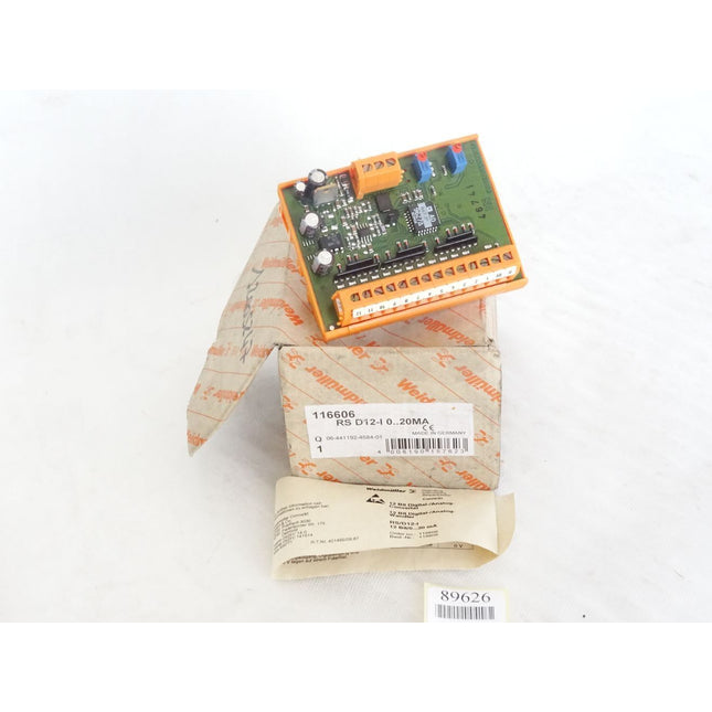 Weidmüller 12bit DAC 116606 RS D12-I 0...20mA  / Neu OVP - Maranos.de