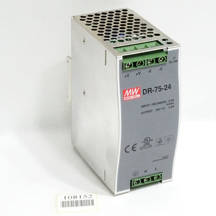 Mean Well MW DR-75-24 Schaltnetzteil Hutschiene - Maranos.de