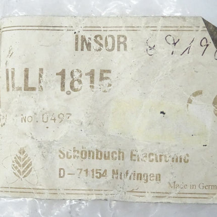 Schönbuch Electronic ILLI1815 INSOR No. 0497 ILLI 1815 / Neu-OVP - Maranos.de