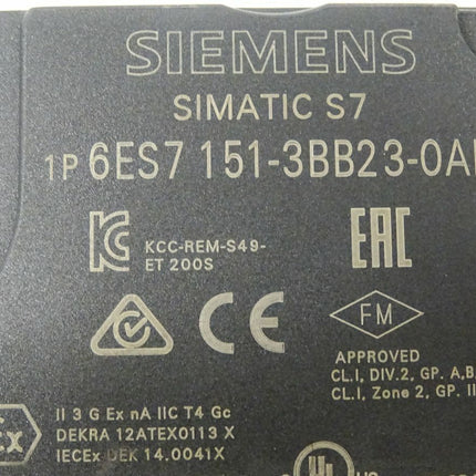 Siemens Simatic S7 6ES7151-3BB23-0AB0 / 6ES7 151-3BB23-0AB0 - Maranos.de