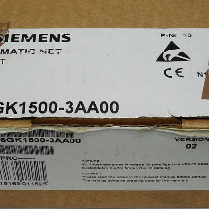 Siemens Simatic Net 6GK1500-3AA00 / Neu OVP - Maranos.de