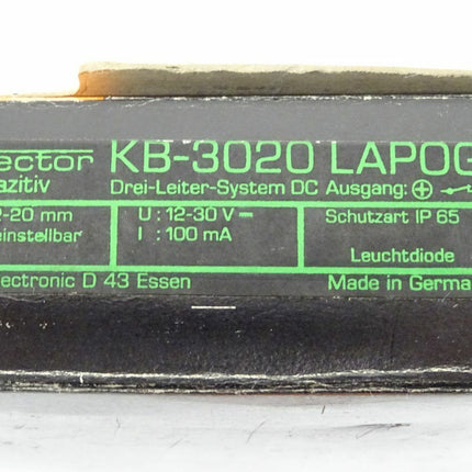 IFM efector KB-3020-LAPOG kapazitiver Sensor KB3020LAPOG 12-30V / 100mA NEU-OVP - Maranos.de