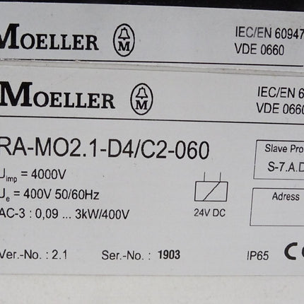 Moeller Van Der Lande Direktstarter RA-MO2.1-D4/C2-060 - Maranos.de