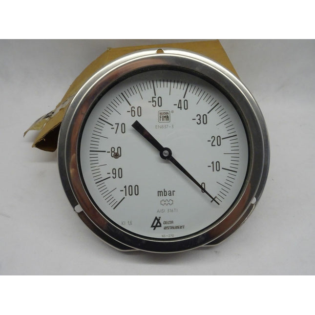 Delta Instrument NS-270 / AISI 316TI mbar -100 - 0 - Maranos.de