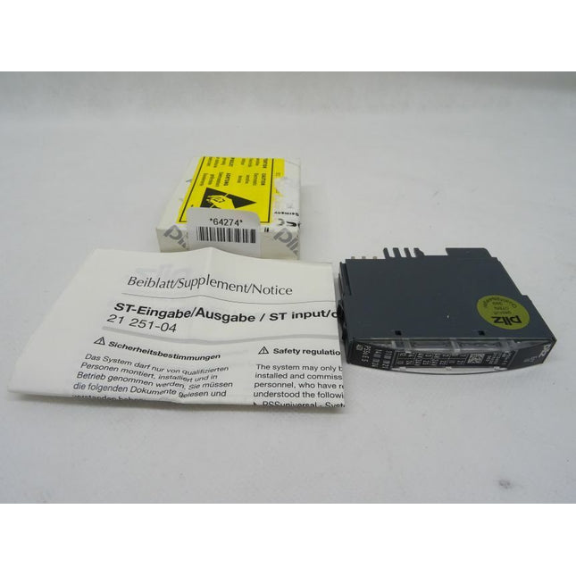 Pilz 312400 PSSu E S 4 DI NEU/OVP - Maranos.de